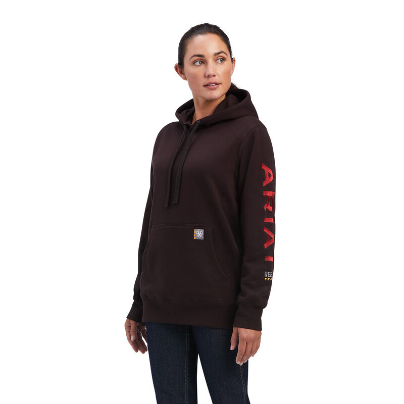 Ariat Hoodie Damen - Rebar Graphic DunkelBraun ( PXIZE-3091 )
